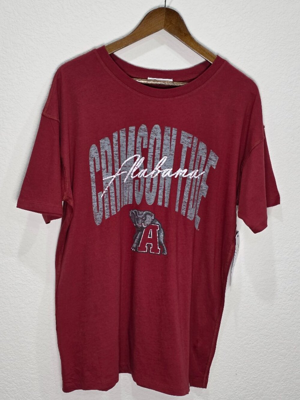 NWT 47 Brand Alabama Crimson Tide Women's Relaxed Fit Graphic Tee M